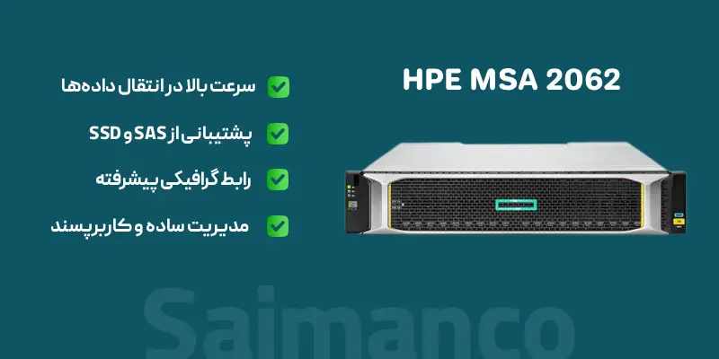 استوریج HPE MSA 2062 Array